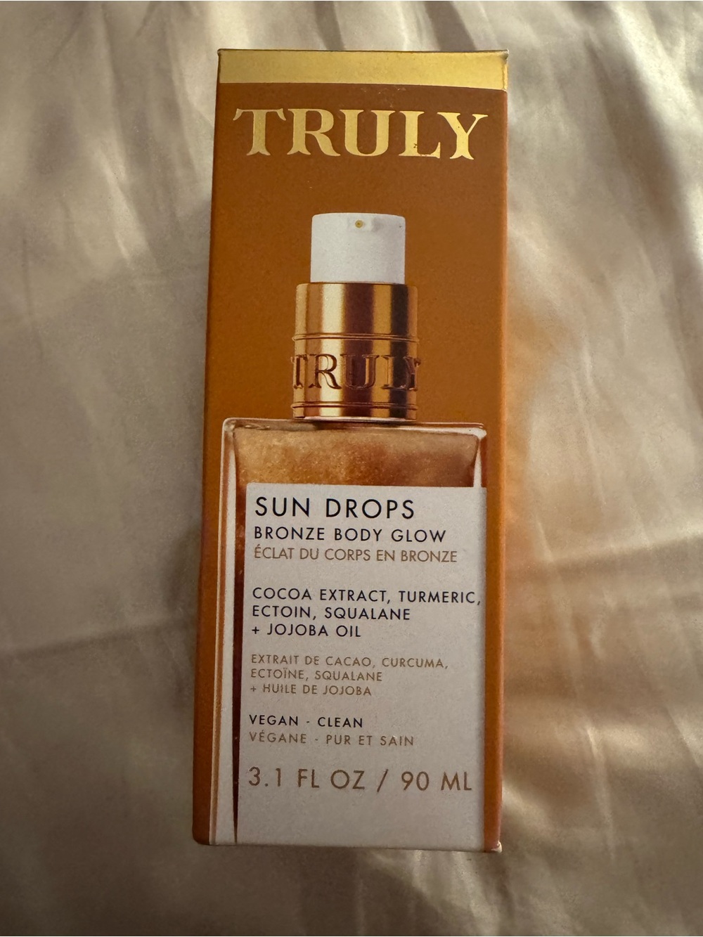 NEW Truly Sun Drops Bronze Body Glow 3.1 oz/90 mL Vegan Hydrating Bronzing Body